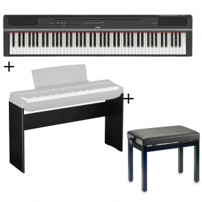 Yamaha P-125aB - pianino cyfrowe + statyw + siedzisko