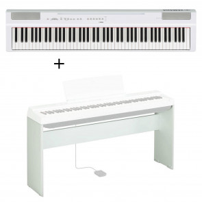 Yamaha P-125aWH - pianino cyfrowe + statyw