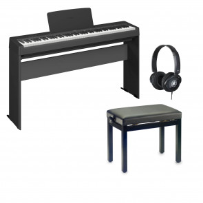 ‌Yamaha P-145 + L-100 + Ława do pianina + HPH-100 - Pianino cyfrowe + statyw + ława do pianina + słuchawki