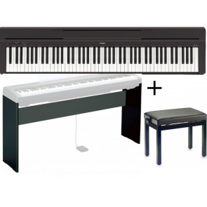 Yamaha P-45 + statyw L-85 B + ławka - pianino cyfrowe + statyw + ławka do pianina 