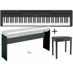 Yamaha P-45 + statyw L-85 B + ławka  - DIGITAL PIANO - pianino cyfrowe + statyw + ławka do pianina 