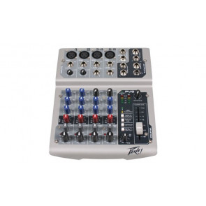 Peavey PV 6 - mikser, 2 mono/2 stereo - mixer 