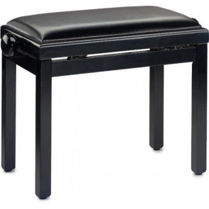 ŁAWA DO PIANINA CZARNA