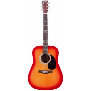 Stagg SW207 CS PACK - Gitara akustyczna z wyposażeniem
