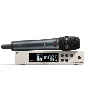 ‌Sennheiser EW 100 G4-845-S-B- uniwersalny system bezprzewodowy dla wokalistów i prezenterów, pasmo 626-668 MHz.