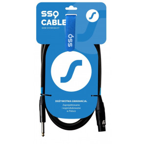 SSQ XZJM5 - kabel Jack MONO - XLR Żeński 5 metrowy‌,  mikrofonowy