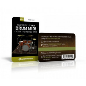 Toontrack DRUM MIDI Pack - Superior/ EZdrummer (licnecja)

