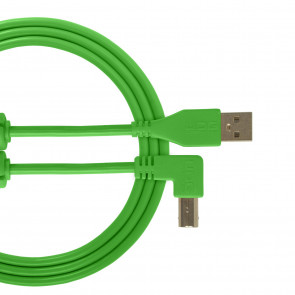 UDG Ultimate Audio Cable USB 2.0 A-B Green Angled 1m