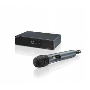 ‌Sennheiser XSW 1-825-A - mikrofon bezprzewodowy dla wokalistów i prowadzących imprezy. Zakres częstotliwości 548-572 MHz B-STOCK