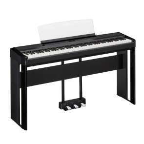 Yamaha P-515B - pianino cyfrowe czarne + statyw + pedał