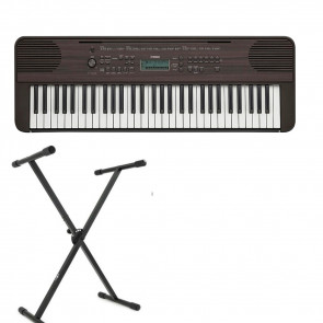 Yamaha PSR-E360 DW - keyboard instrument klawiszowy + STATYWY