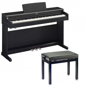 ‌Yamaha YDP-165B + Ława - pianino cyfrowe, czarne