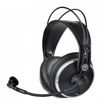 AKG HSD 271 - over-ear, closed headset is a standard for intercom, 