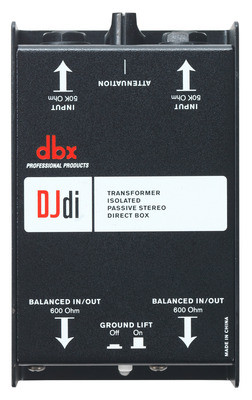 DBX-DJDi - 2-channel Passive Direct Box