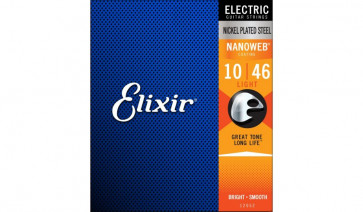 Elixir 12052 NanoWeb Light 10-46 - struny elektryczne