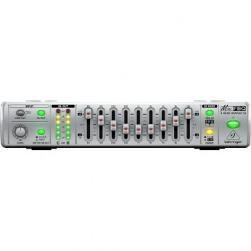 Behringer FBQ800 - compact, 9-band graphic equalizer with FBQ system.