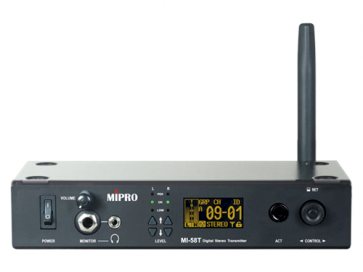 ‌MIPRO MI 58 T - Cyfrowy nadajnik stereofoniczny do systemu monitoringu dousznego