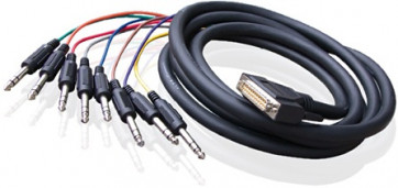 ALVA - Cable D-Sub25 - 8 x TRS 3m