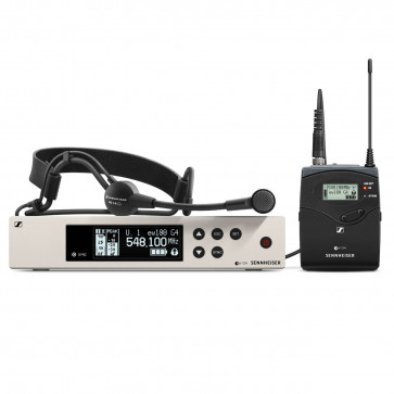 Sennheiser ew 100 G4-ME3-A - Rugged all-in-one wireless system for presenters and moderators. A: 516 - 558 MHz