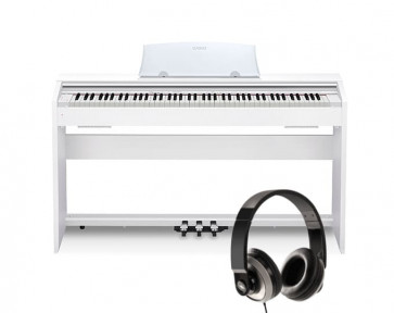 Casio PX-770 WE + headphones