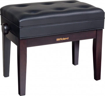 Roland RPB-400PE - PIANO BENCH, POLISHED EBONY, VINYL SEAT