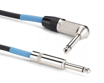 ‌Samson TIL10 - 3 mtr instrumental cable JACK - JACK angled - 6mm, PVC