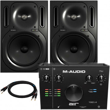 Behringer B2031A Pair + M-Audio AIR 192/4 + cables - full set Behringer B2031A Pair + M-Audio AIR 192/4 + cables - full set