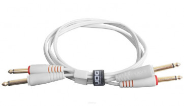 UDG ULT Cable 2x1/4" Jack White ST 1.5m - Audio Cable