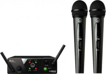 AKG WMS40 Mini2 Vocal Set BD ISM2/3 - dual wireless system