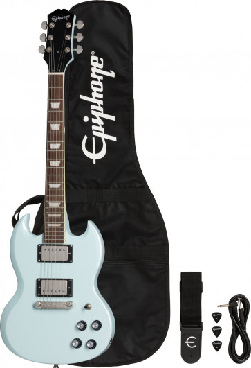 Epiphone Power Players SG Ice Blue - zestaw gitarowy
- set