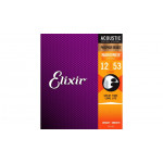 Elixir 16052 NanoWeb Phosphor Bronze Light 12-53 - struny akustyczne