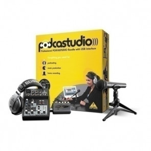 Behringer PODCASTUDIO USB - Complete PODCASTUDIO Bundle with USB/Audio Interface 