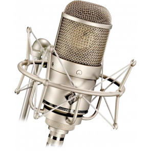 Neumann M 147 TUBE-SET - A tube microphone with a Neumann power supply, with a cardioid characteristic and a classic design.