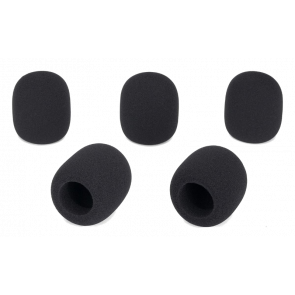 Samson WS1 - set of 5 windscreens for the microphone, black