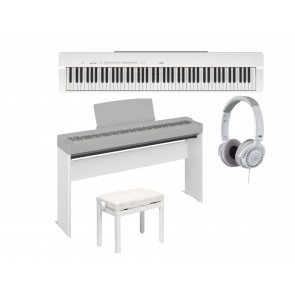 ‌Yamaha P-225 WH + L-200Wh + Bench + Yamaha HPH-150w