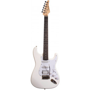 Arrow ST 211 Snow White Rosewood/white - electric guitar