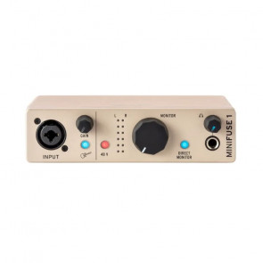 Arturia MiniFuse 1 Champagne - interfejs front