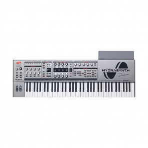 ASM HYDRASYNTH Deluxe Silver - Syntezator top