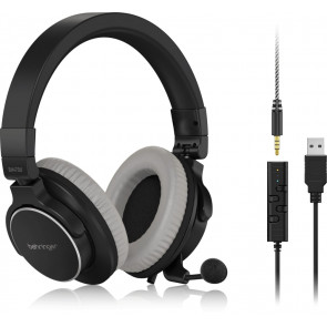 ‌Behringer BH470U - Premium Stereo Headset with Detachable Microphone and USB Cable