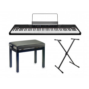 ALESIS Recital - zestaw pianino ze statywem i ławą