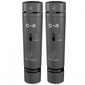 Behringer C-4 - Set of 2 paired studio condenser microphones.