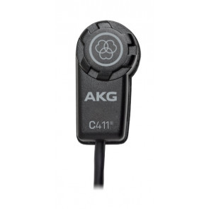 AKG C411L - miniature vibration pickup for acoustic guitar, mandolin, violin and most other string instruments