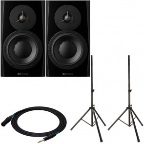 Dynaudio LYD 5 pair - pair of nearfield reference monitors + stands + signal cables