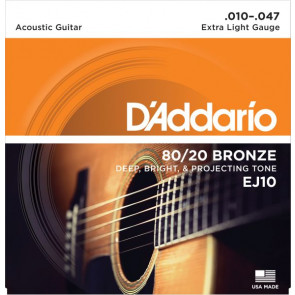 DADDARIO EJ10 - Struny do gitary akustycznej