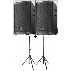 ‌Electo-Voice ELX200-10 - Passive 10 "loudspeaker - PAIR + TRIPODS