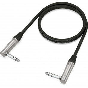 ‌Behringer GIC-90 4SR - Gold Performance 0.90 m (3 ft) Instrument Patch Cable with 1/4" TRS Right-Angled Connectors