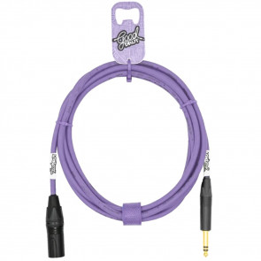 GoodDrut Kabel Jack TRS - XLR-M fioletowy 3m. - Cable