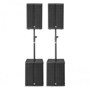 HK Audio L3 Bass Power Pack (2x Linear 3 115FA, 2x L Sub 1800A, 2x K&M M20, 4x covers) - set