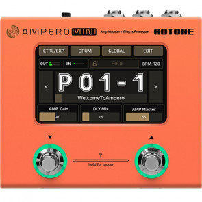 Hotone Ampero Mini OR Orange - guitar multieffects