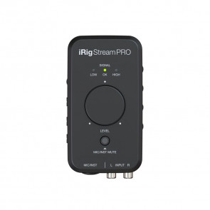 ‌IK Multimedia iRig Stream Pro - interfejs front